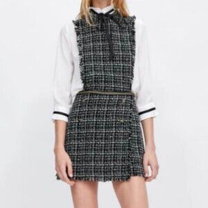 Zara- Tweed Romper Jumpsuit